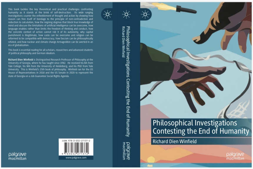 Cover of Richard Winfield's Philosophical Investigations Contesting the End of Humanity