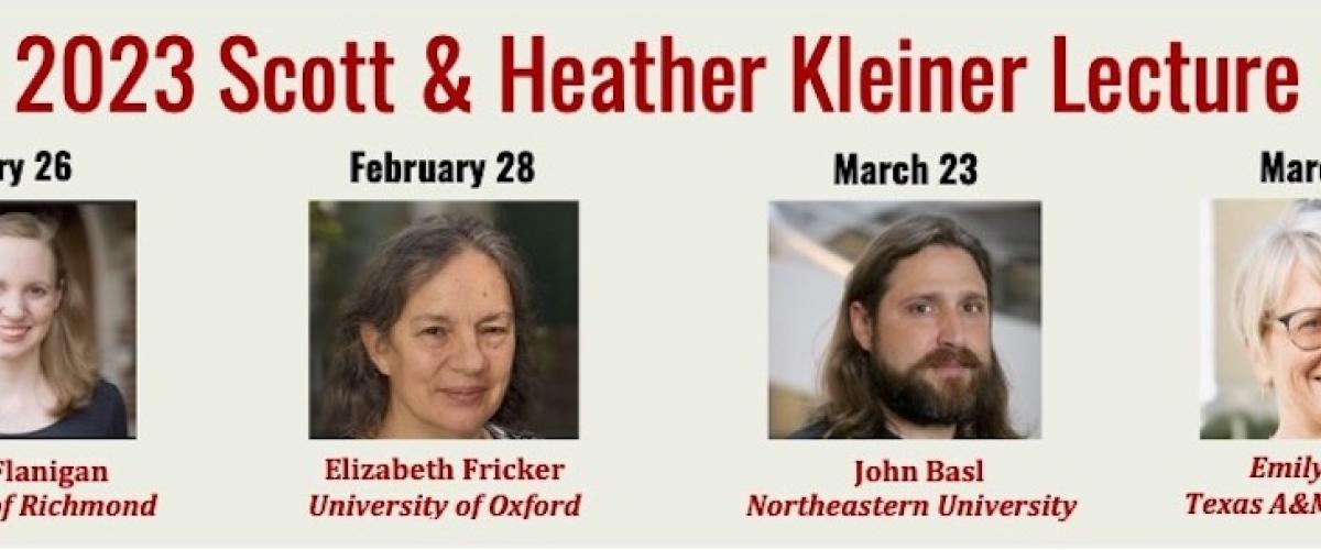 Spring 2023 Kleiner Lectures