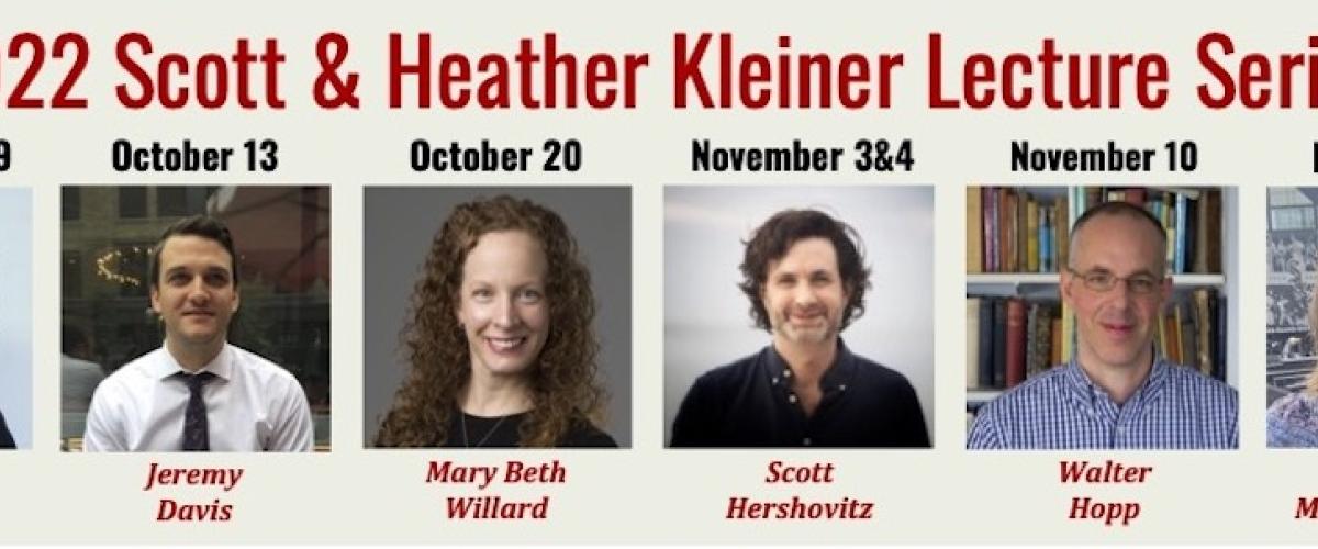Fall '22 Kleiner Lecture Series