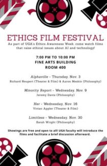 Ethics Film Fest flyer