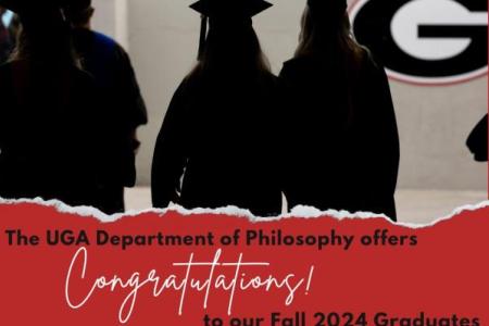 UGA philosophy Fall '24 graduation